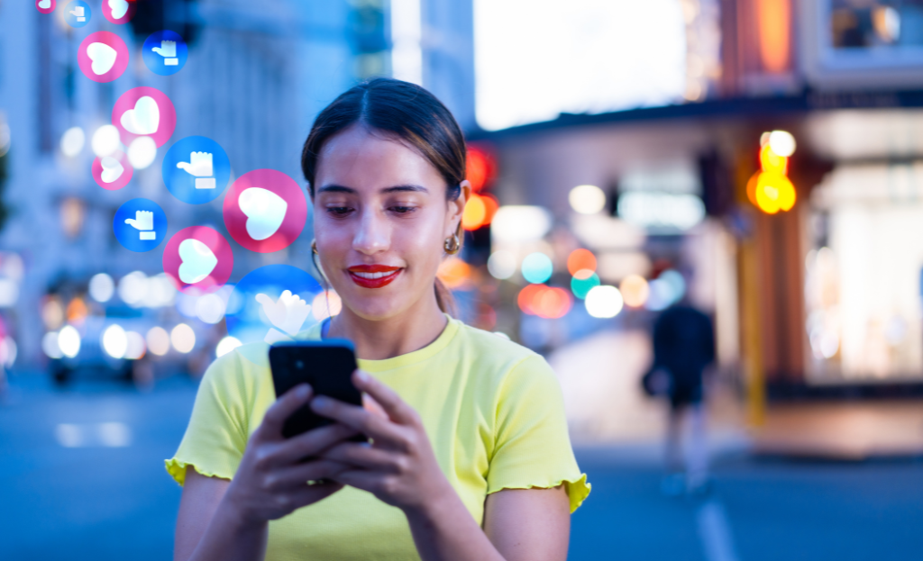 réseaux sociaux contenu